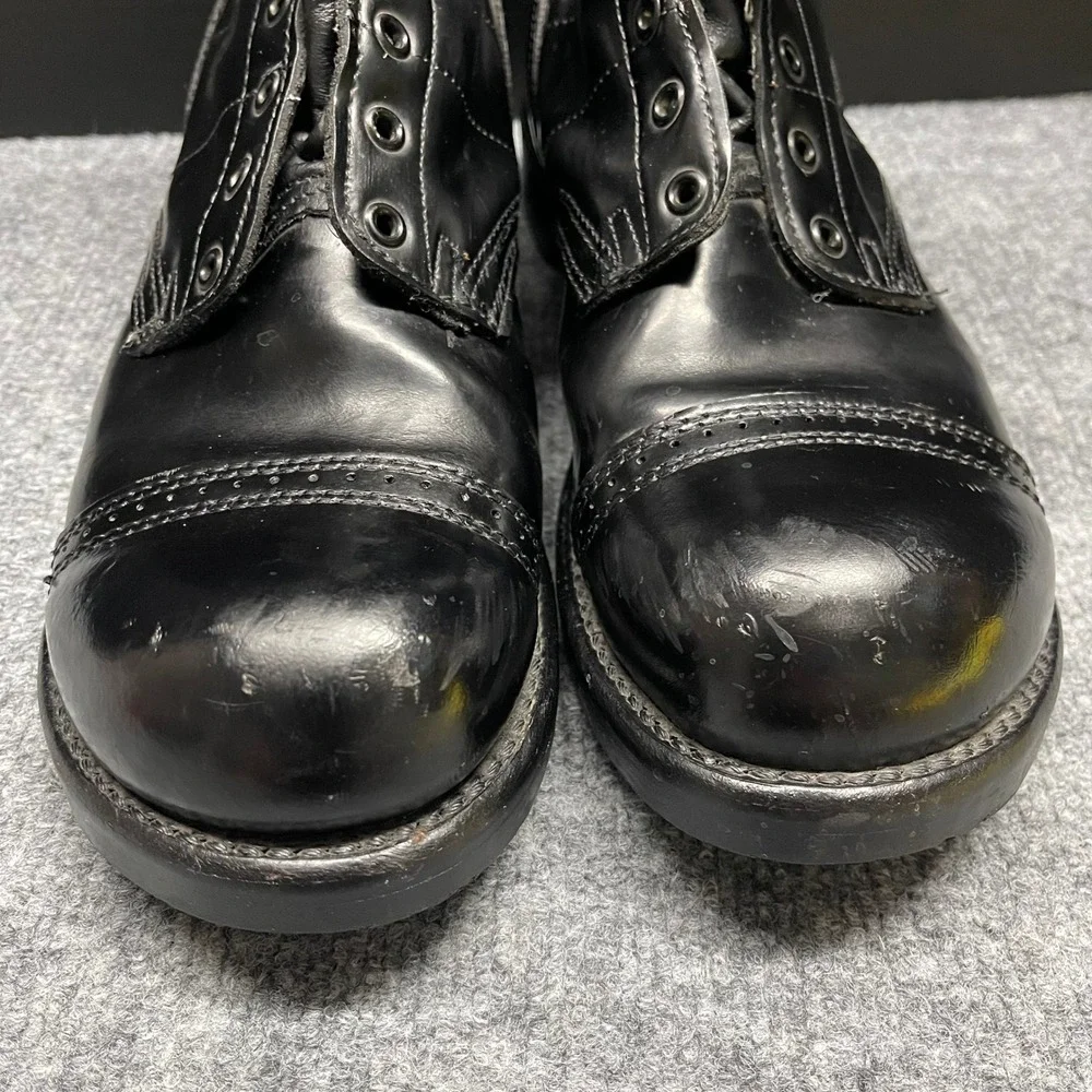 Corcoran Jump Boots Mens 12.5 D Black 1500 10 Inch Leather Cap Toe Military USA